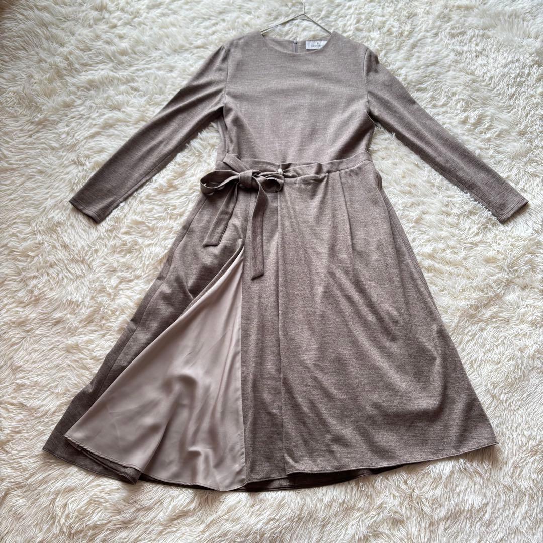 MORABITO モラビト プルミエ ロングワンピース リボン フレア