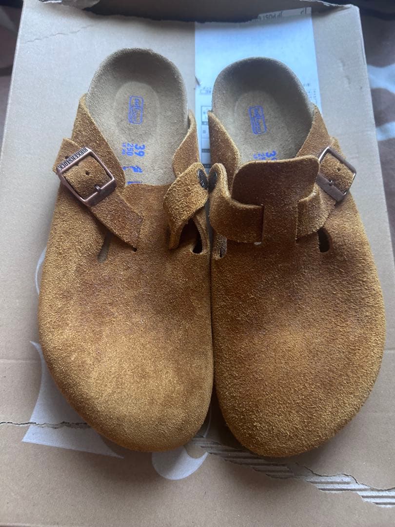 Birkenstock スエードサンダル 39サイズ　ボストン