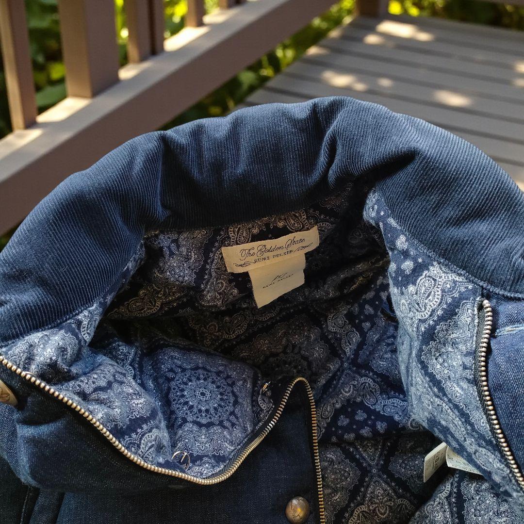 【未使用】REMI RELIEF デニムダウンベスト RN128390