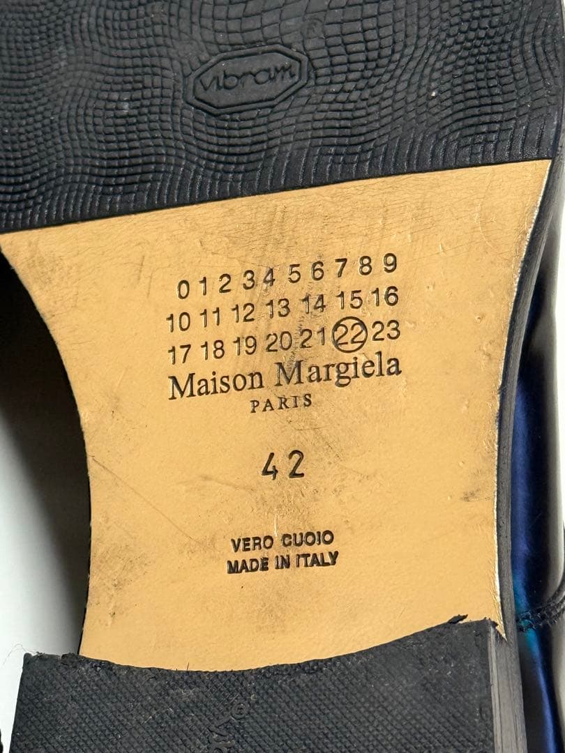 メゾンマルジェラ タビ　ダービーシューズ　革靴 27cm〜27.5cm