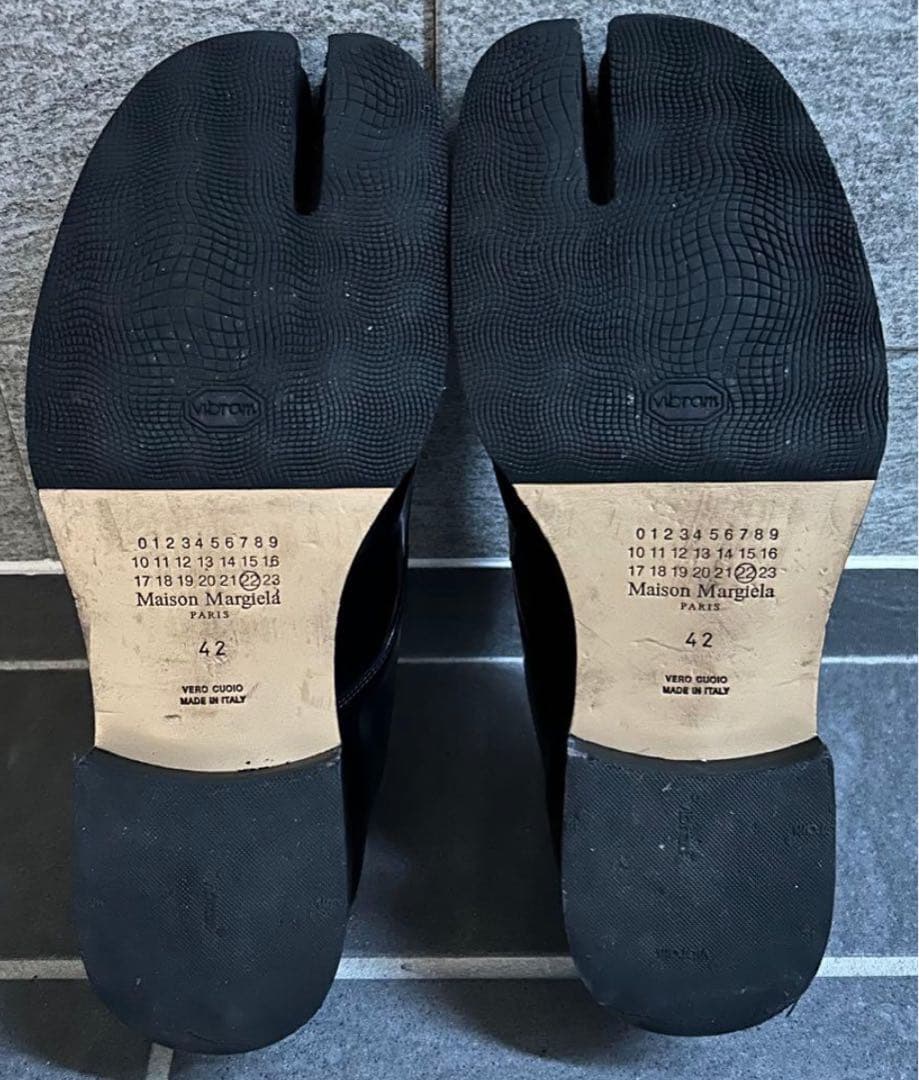 メゾンマルジェラ タビ　ダービーシューズ　革靴 27cm〜27.5cm