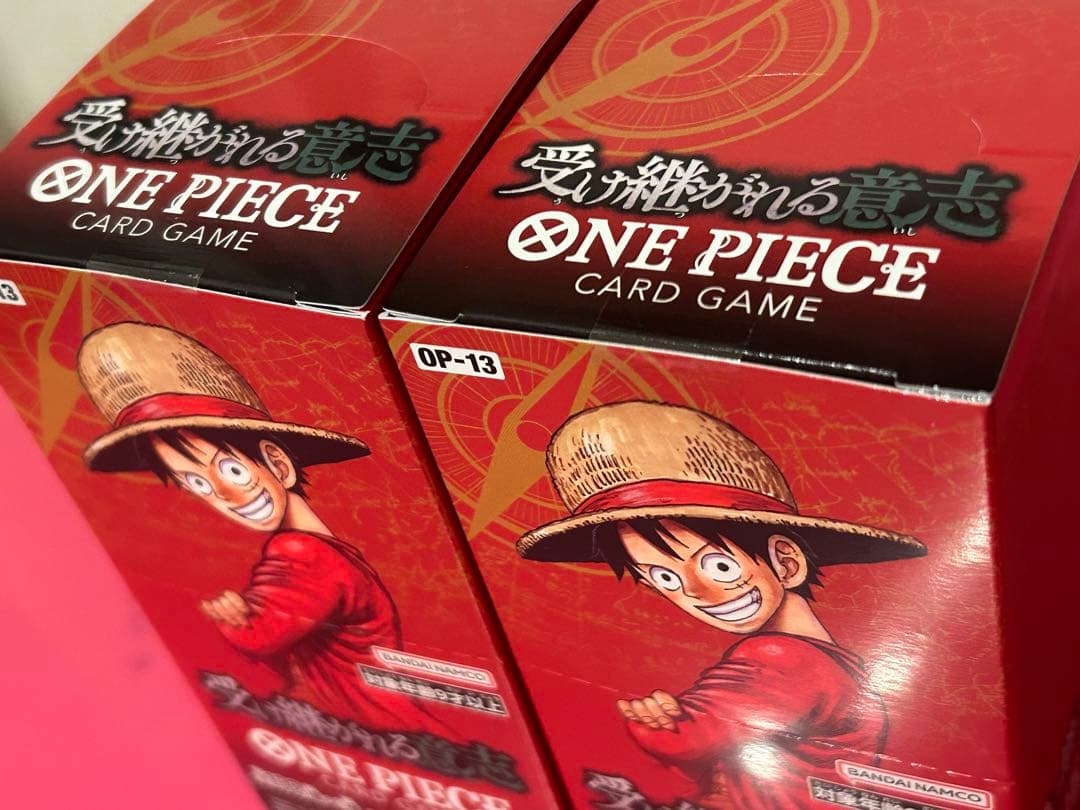 OP-13 ONE PIECE カード　受け継がれる意志　テープあり　2箱セット