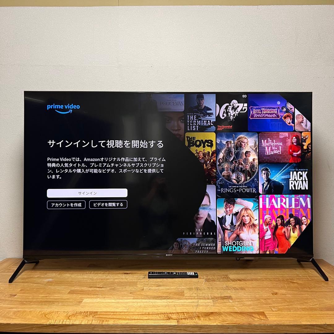 SONY 65V型 4K液晶テレビ BRAVIA XRJ-65X90J