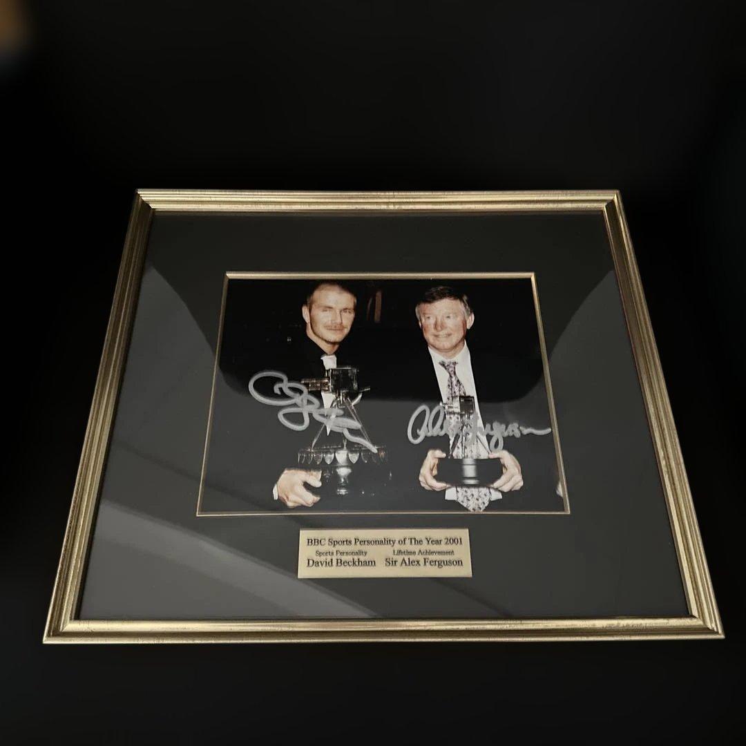 BBCスポーツパーソナリティ賞2001記念品直筆サイン入り