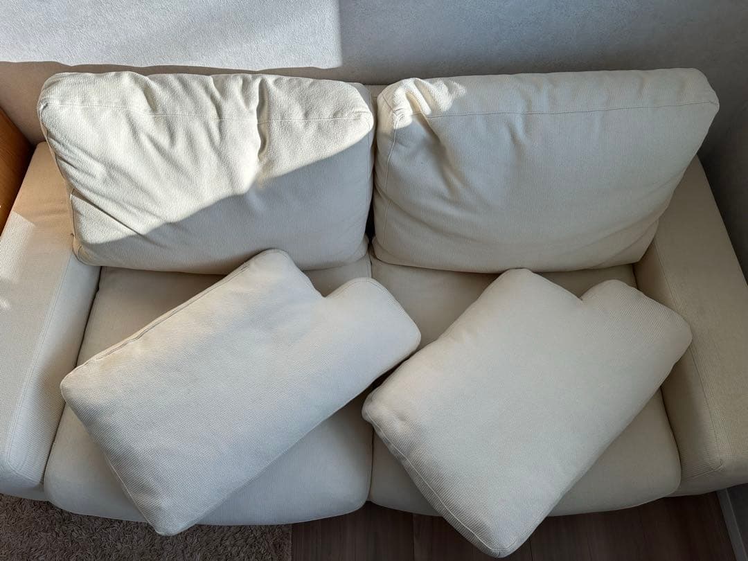 限界値下げ　2人掛け用ソファ　布張り