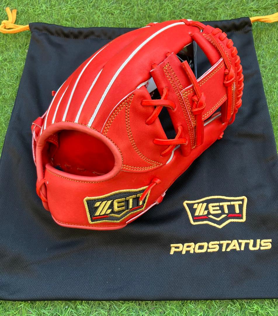新品　プロステイタス　日本製　硬式　内野　サイズ4 ZETT グローブ