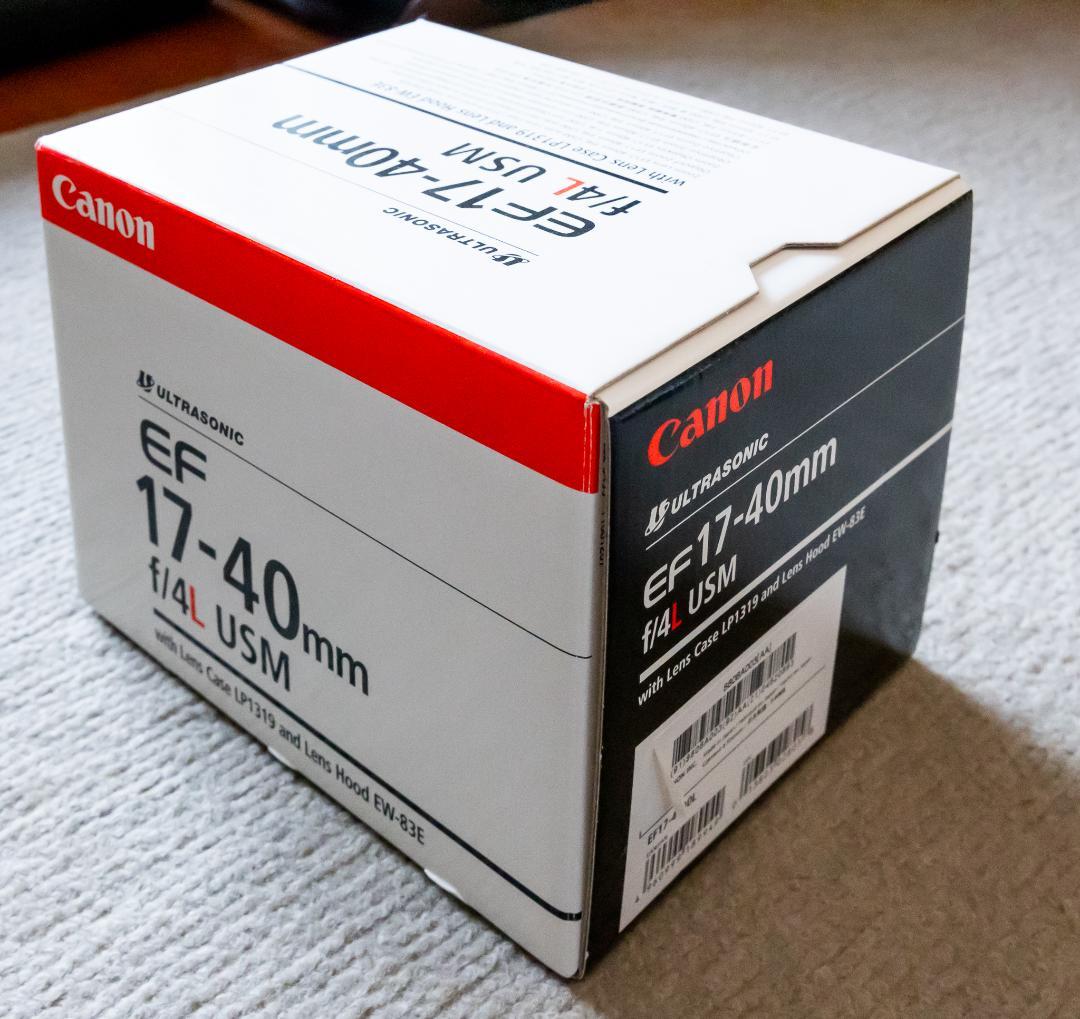 Canon EF17-40mm f4L広角ズームレンズ