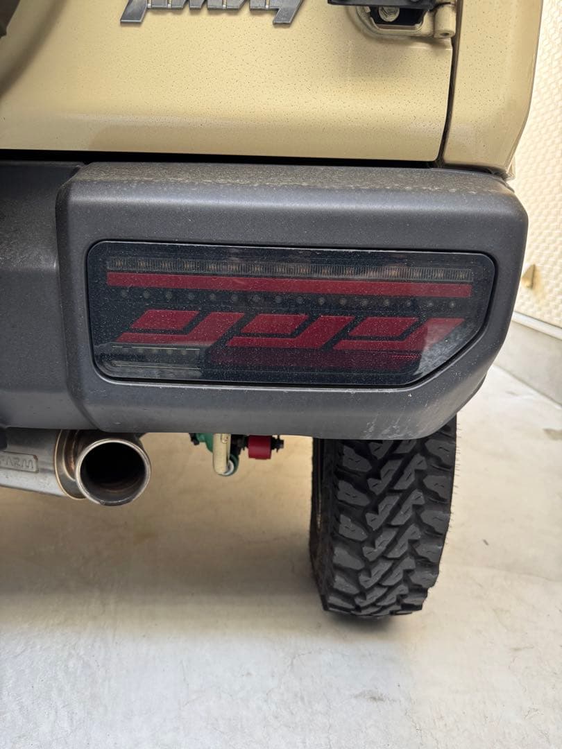 jb64 テールランプ 2個セット レッド/ブラック