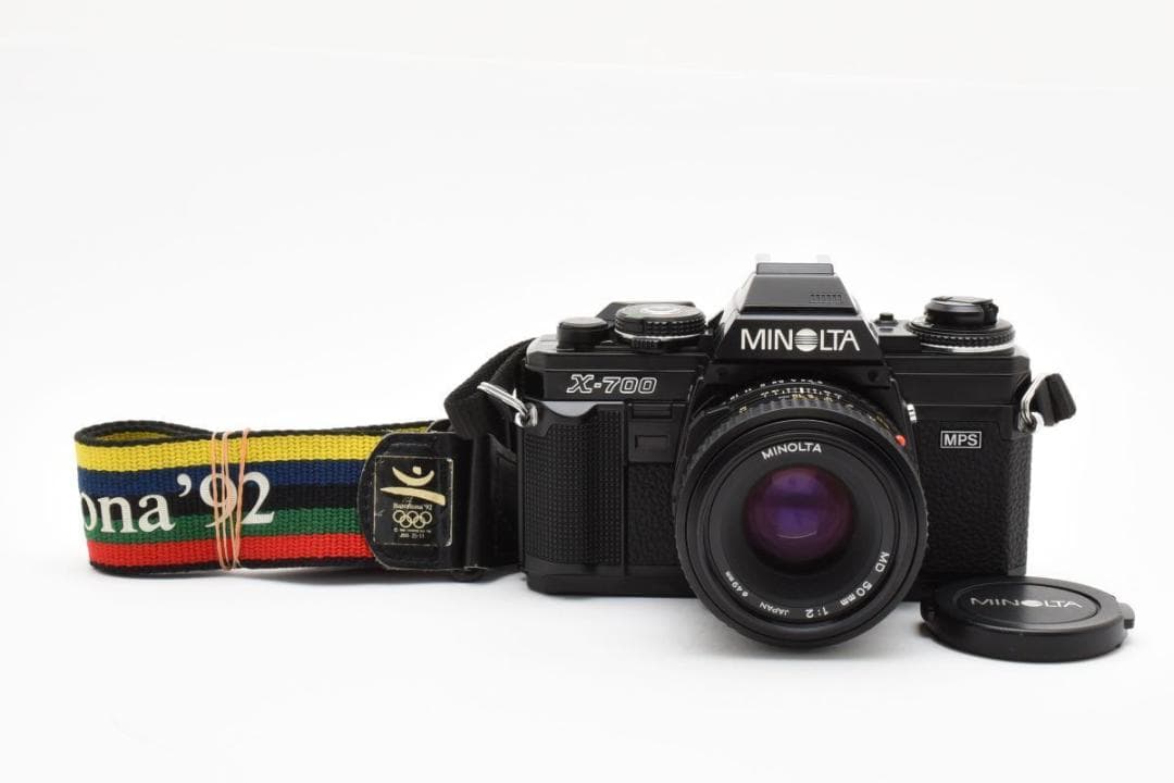 美品 MINOLTA NEW X-700 レンズセット オリンピックストラップ付