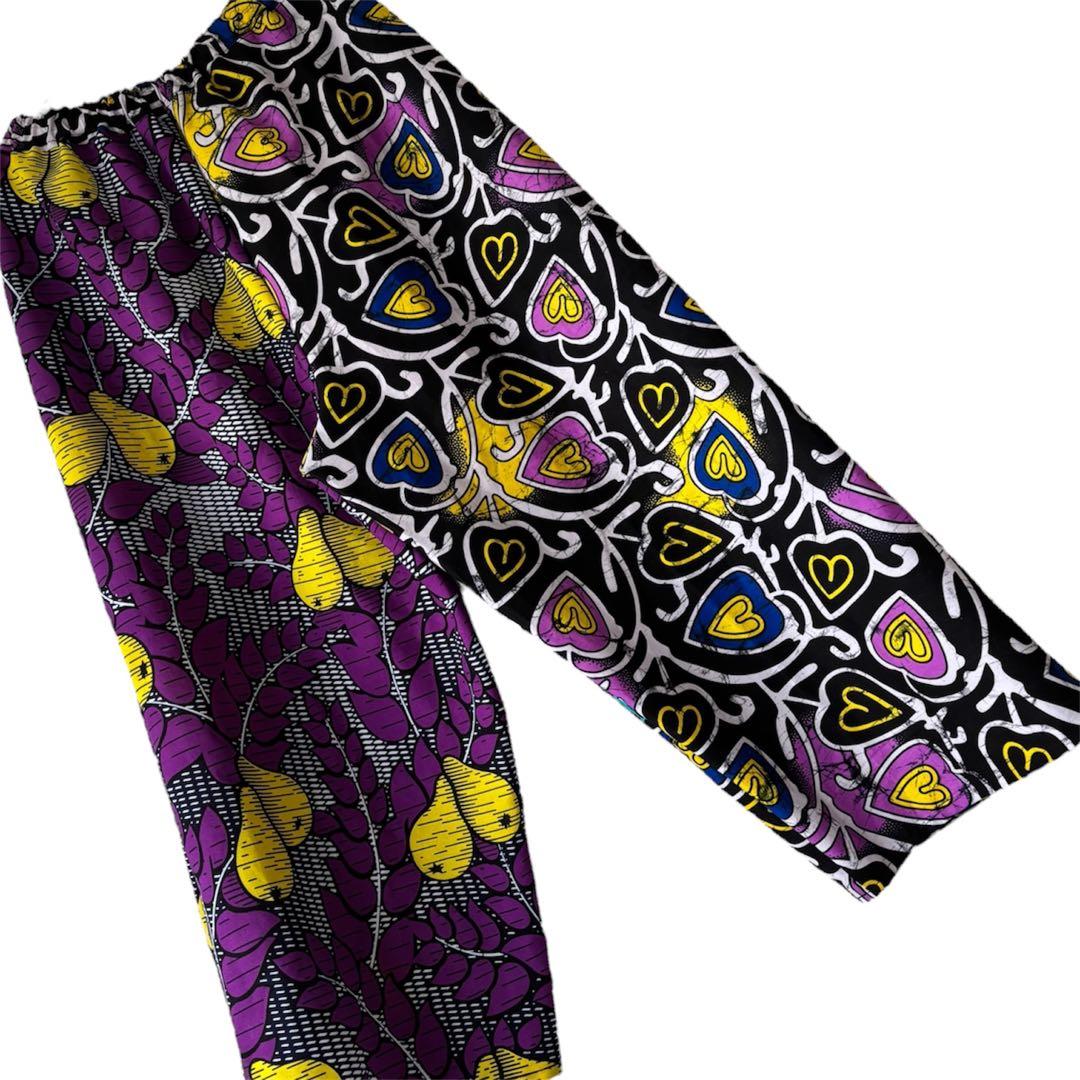 アンキー アフリカンバティック zakuchiku ワイドパンツ