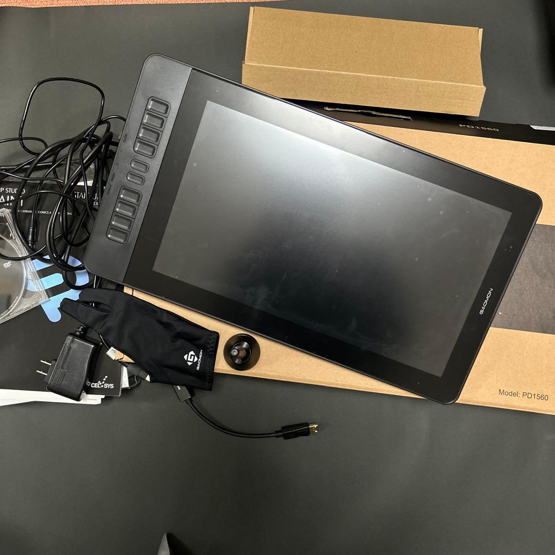 GAOMON液タブ PD1560 15.6インチ 液晶ペンタブレット