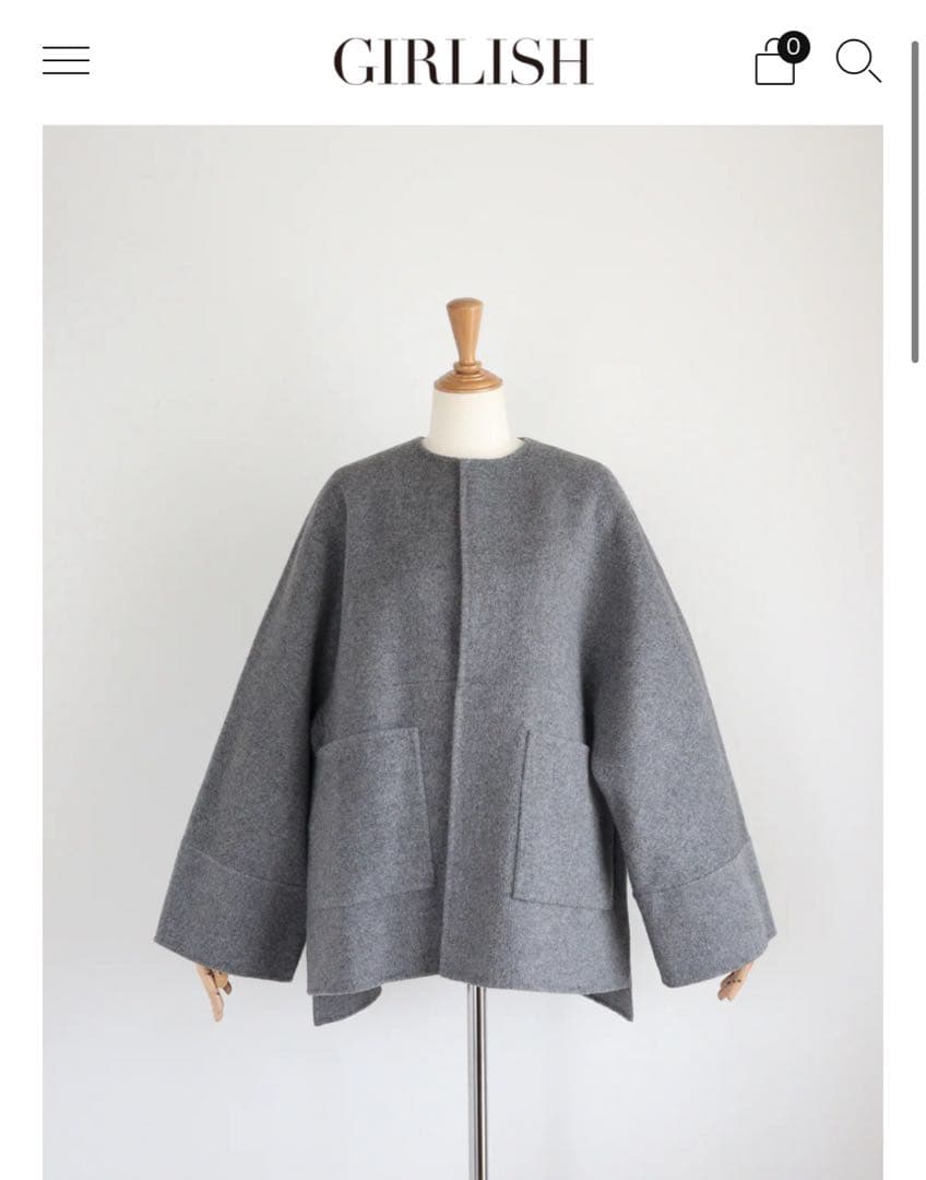 ★美品★ girlish St.cecilia リバーウールコート yori