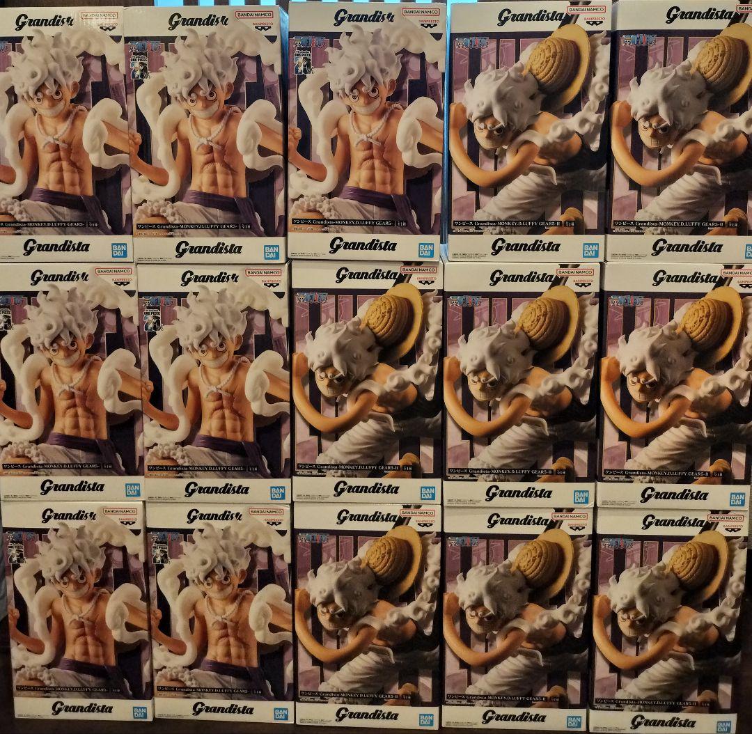 Grandista ルフィ フィギュアGEAR5- 15体セット