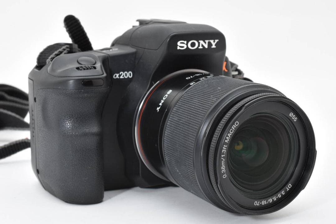 ソニー　SONY DSLR-A200 18-70m F3.5-5.6 MACRO