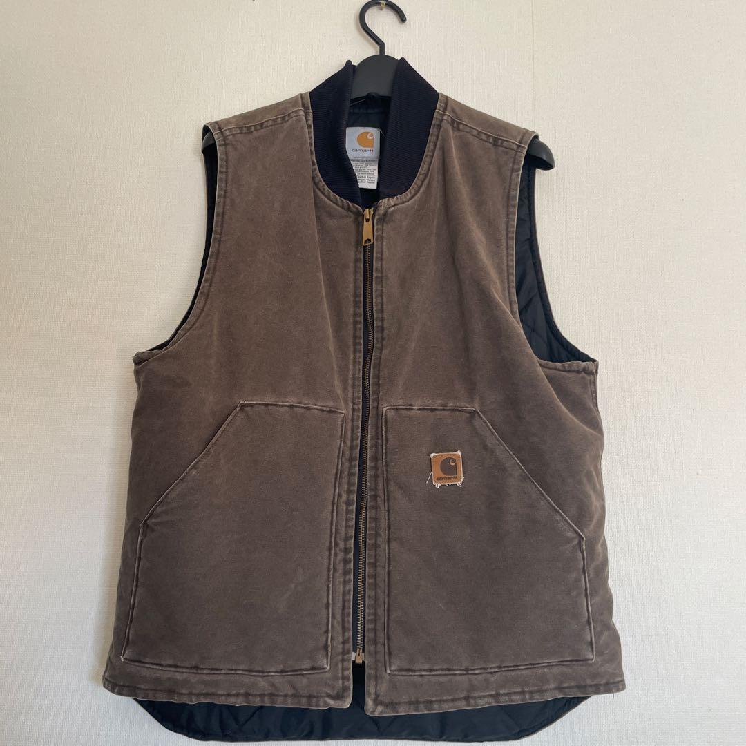 【目立った傷汚れ無し】Carhartt ブラウン ベスト