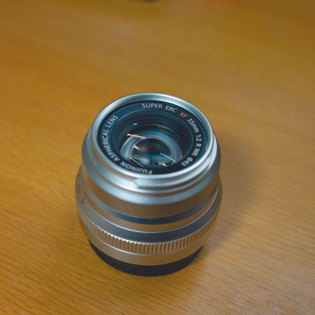 xf35mm f2 r wr 単焦点レンズ シルバー