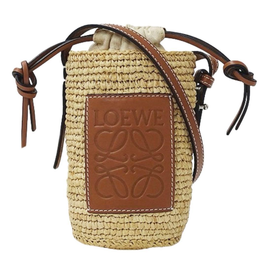 【即日配送可能】LOEWE ロエベ　かご素材ショルダーバッグ