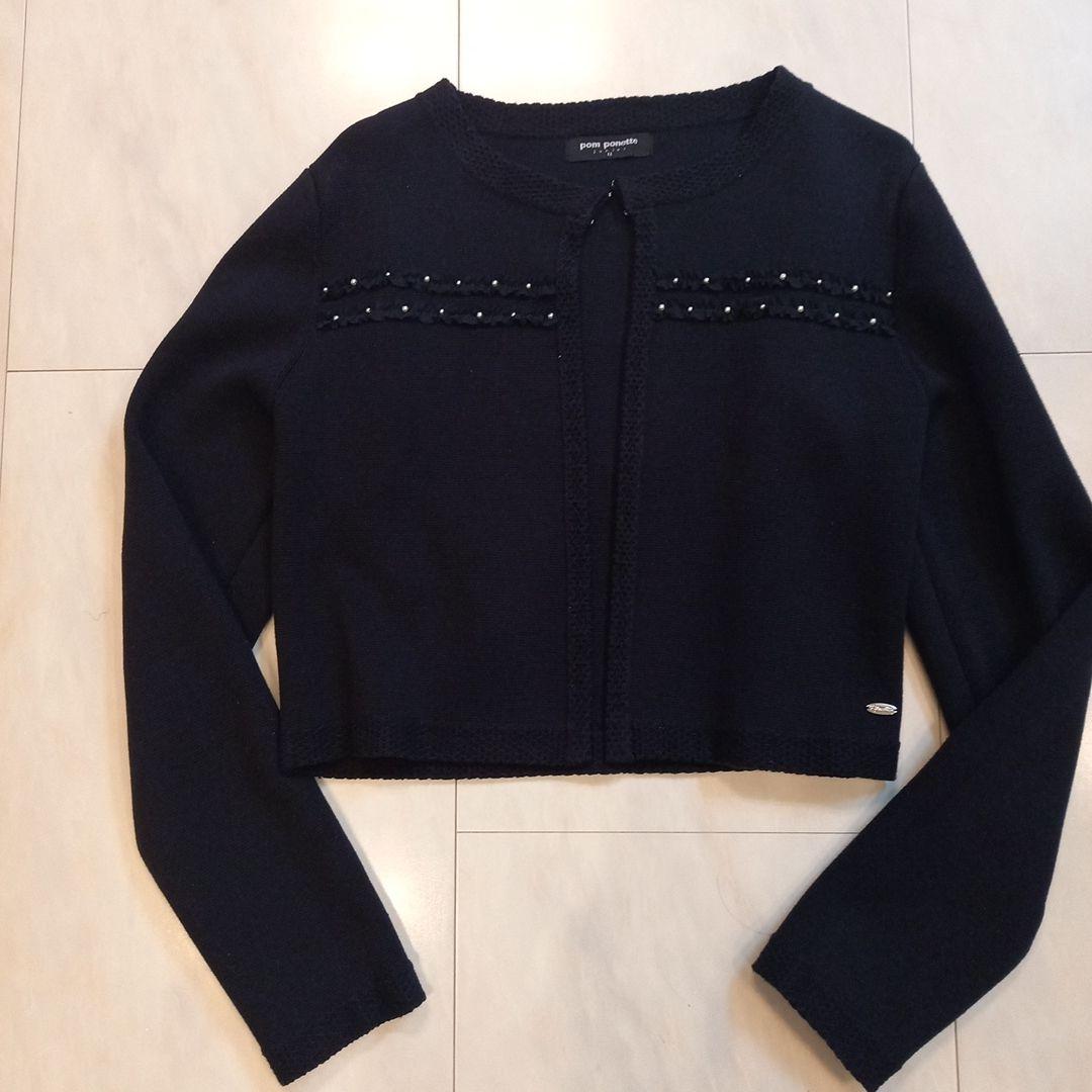 pom ponetteフォーマルワンピース　ニットジャケット