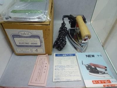 タキイ 4型　自動アイロン　 業務アイロン　販売店未使用品 和裁　洋裁