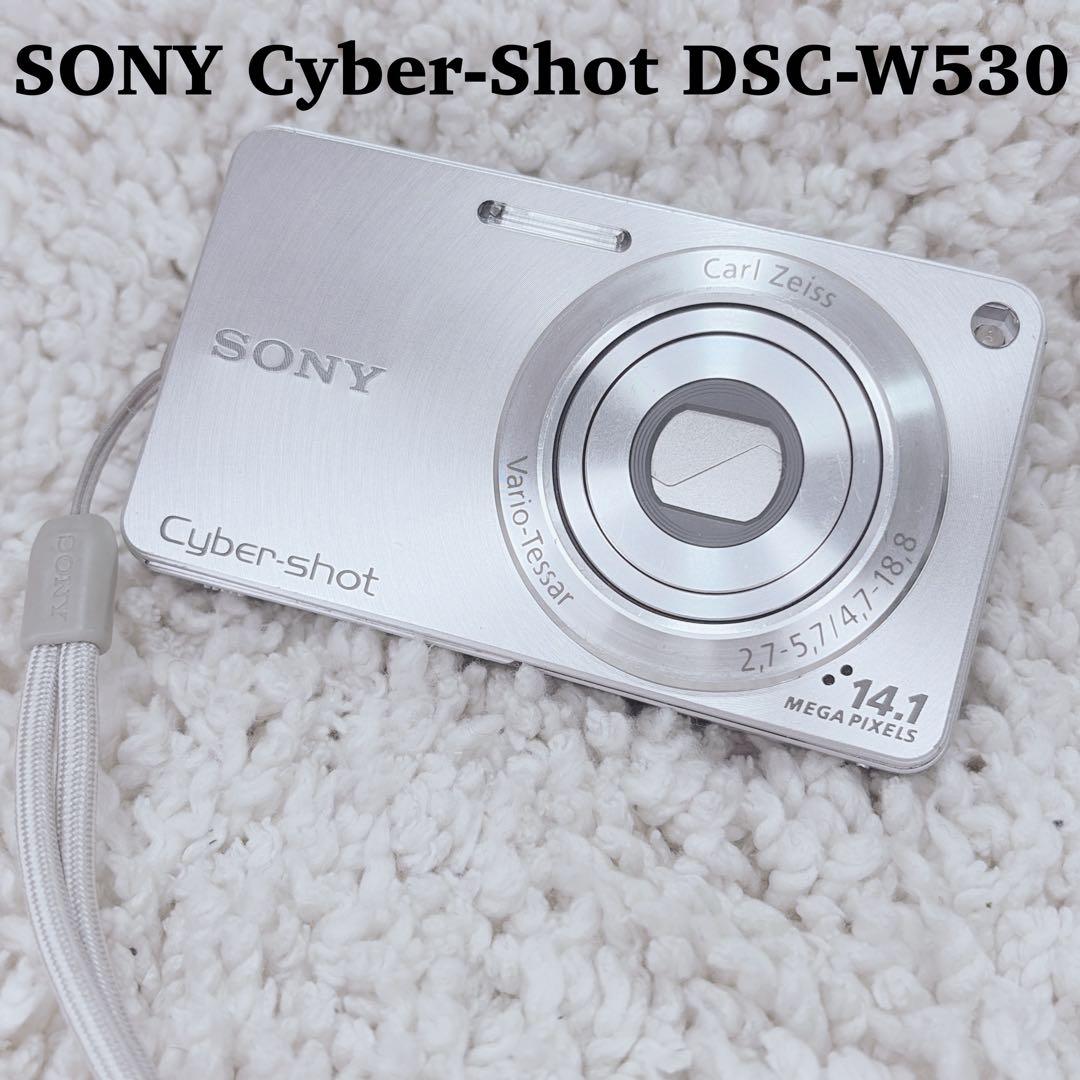 SONY サイバーショットDSC-W350 デジカメ コンデジ 本体 シルバー