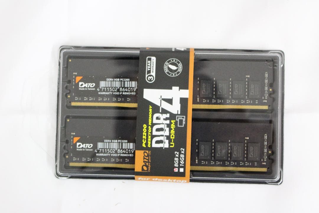 【新品未開封】DATO DDR4-3200 16GB 8GBx2枚 ④