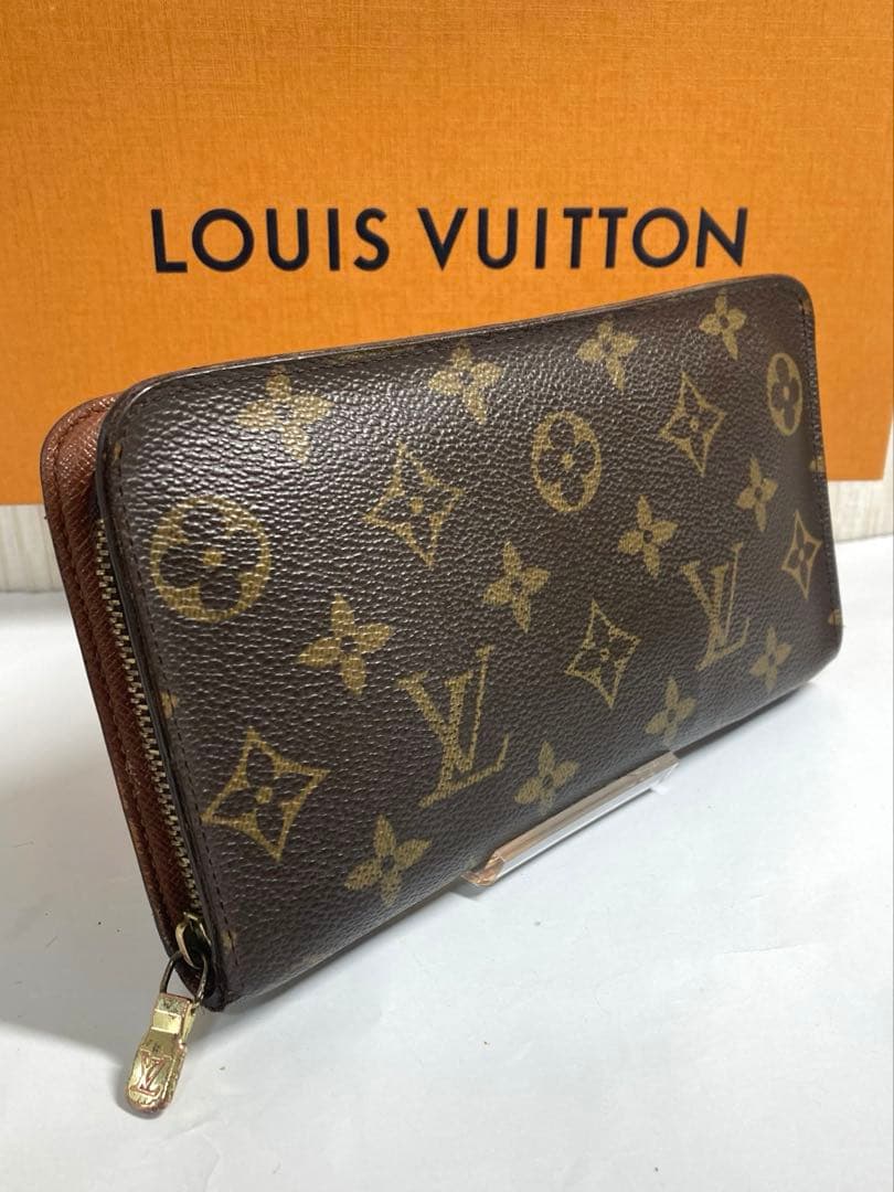 ルイヴィトン　モノグラム　ポルトモネ　ジップ　ラウンドファスナー　長財布