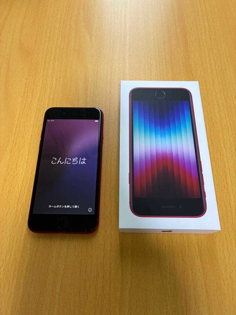 iPhone SE3 64GB レッド SIMフリー