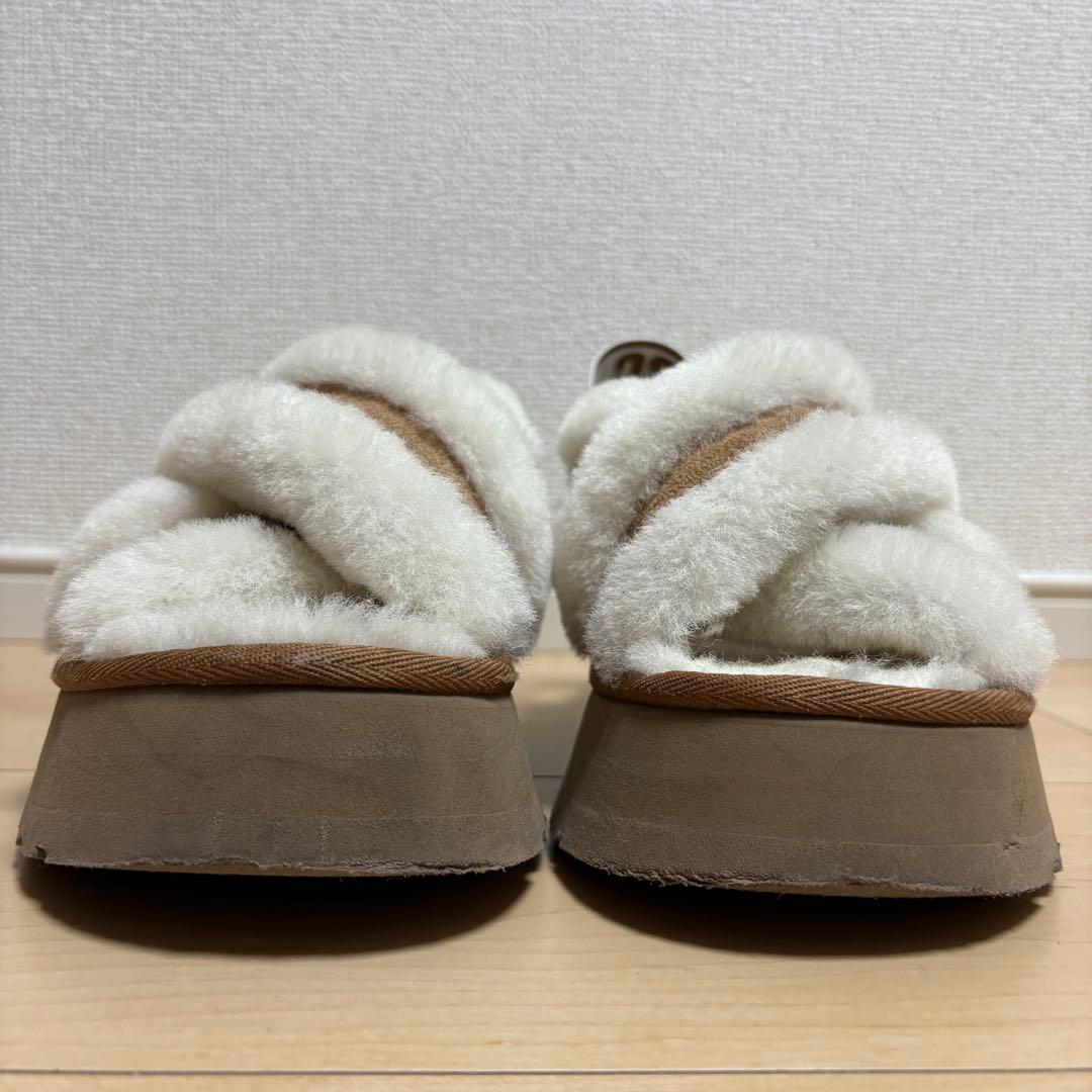 【美品】UGG アグW DISCO CROSS SLIDE サンダル 23cm