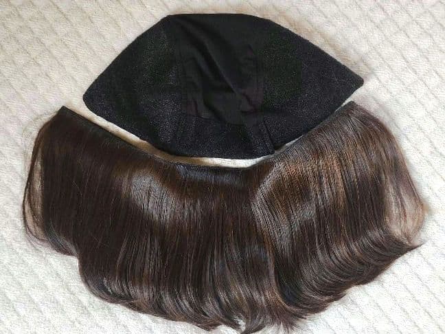 BAREN 襟足ウィッグワンカールショートボブ・インナーキャップ