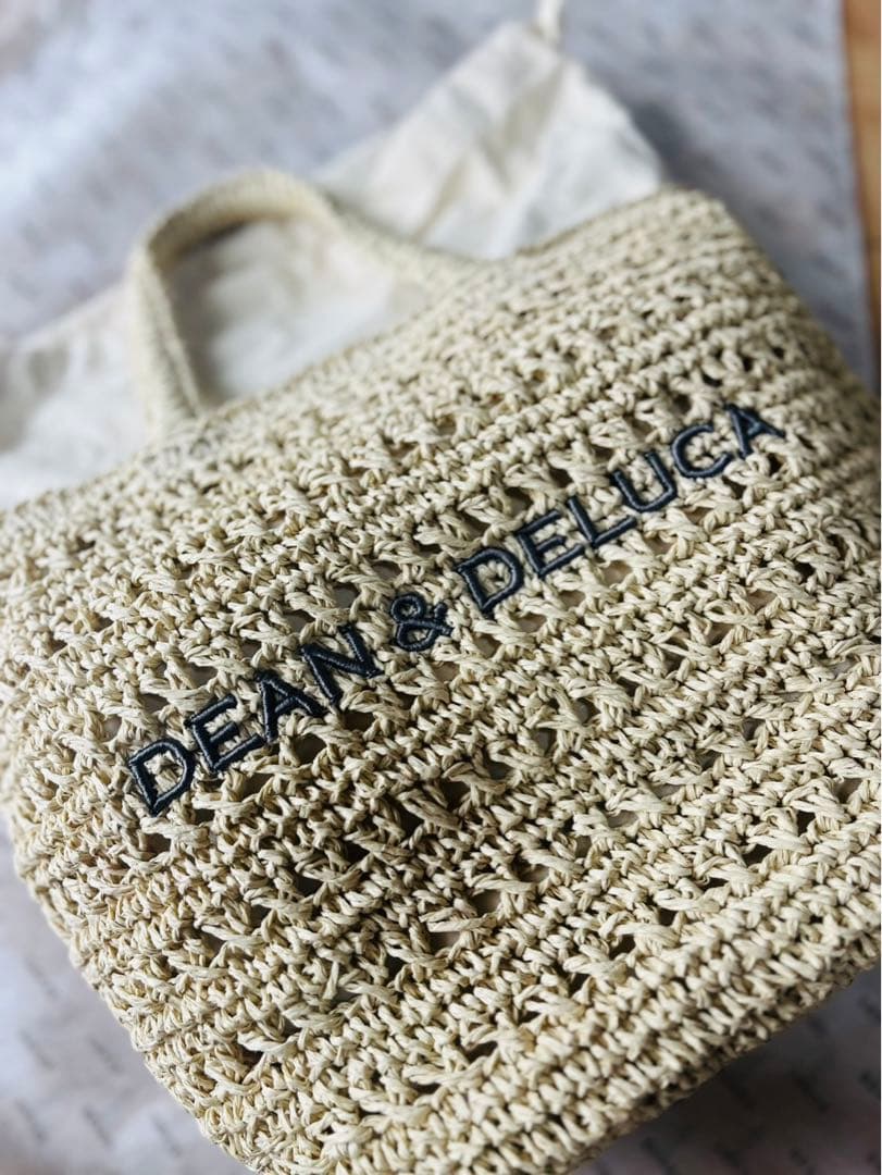 【未開封】DEAN & DELUCA BEAMS クロッシェバスケットバッグS