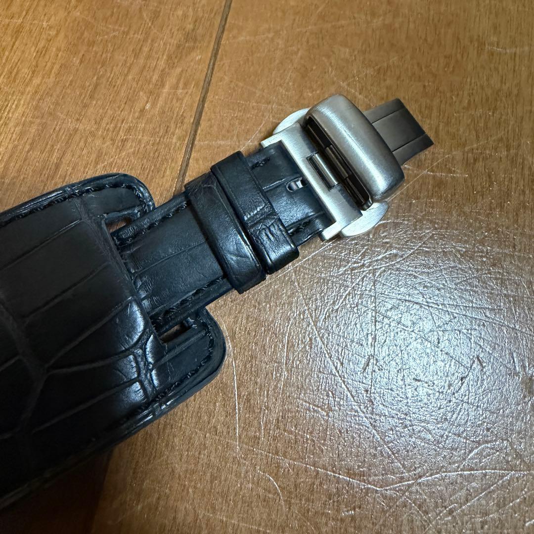 JCペラン レザーバンド アリゲーター ロレックス 手巻き デイトナ用 19mm