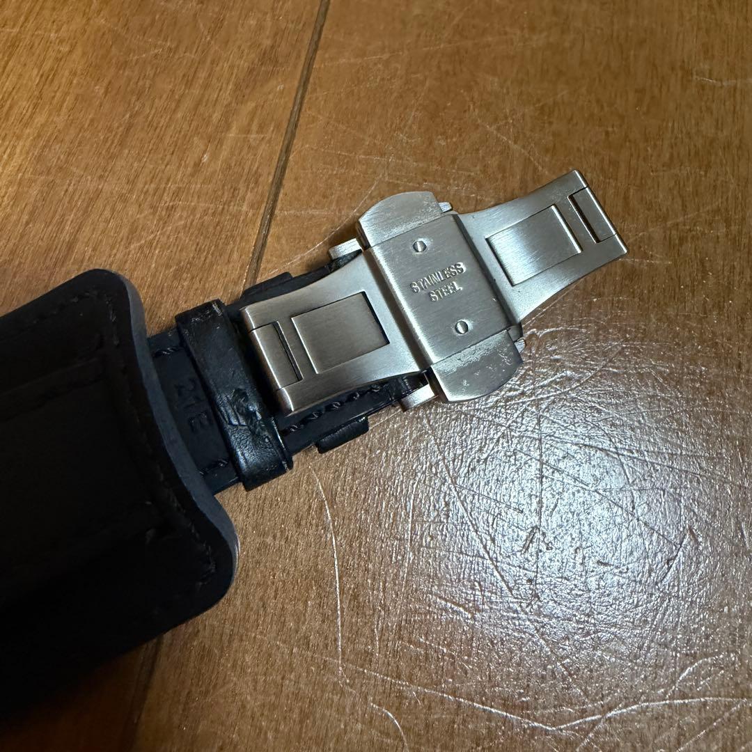 JCペラン レザーバンド アリゲーター ロレックス 手巻き デイトナ用 19mm