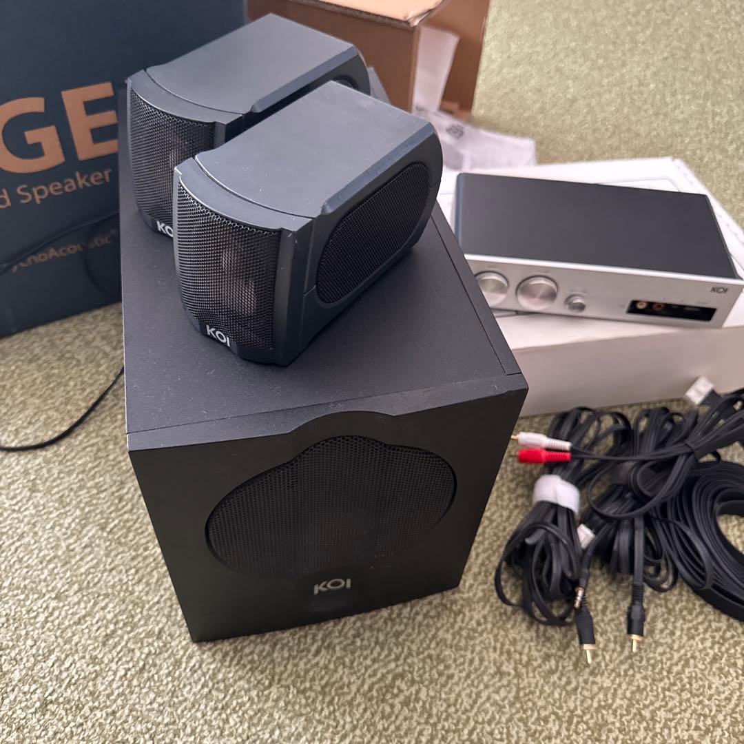 KOI TIGER パワードスピーカーシステム　　　　　　　　付属品全揃　箱有