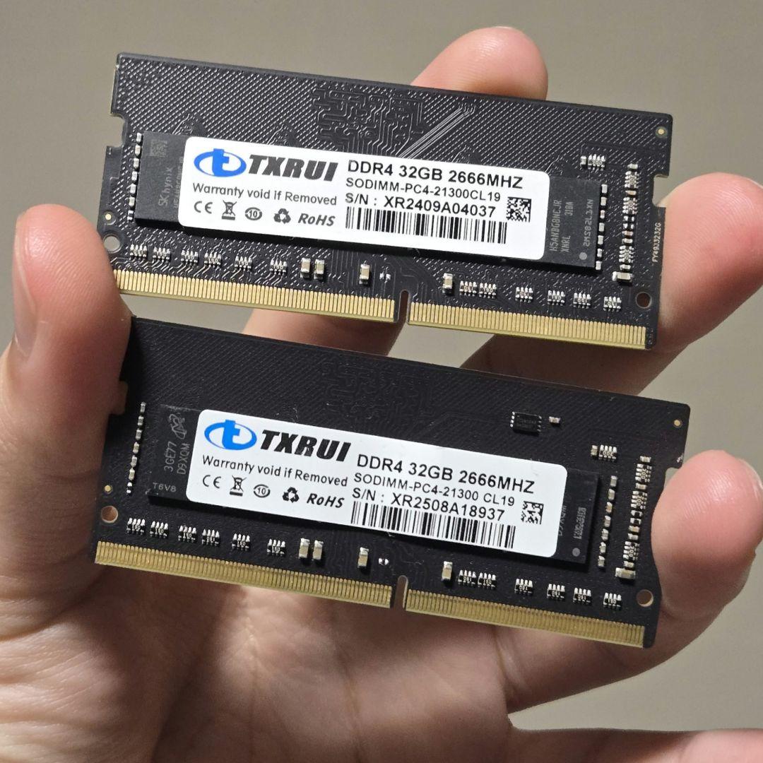 メモリー TXRUI DDR4 64GB 2666Mhz