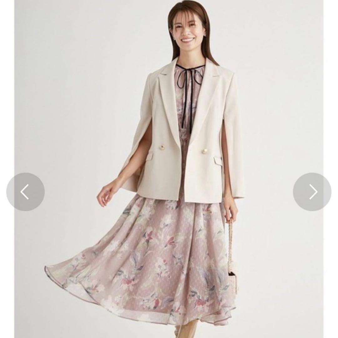 CELFORD 袖スリットテーラードジャケット 金ボタン 2way