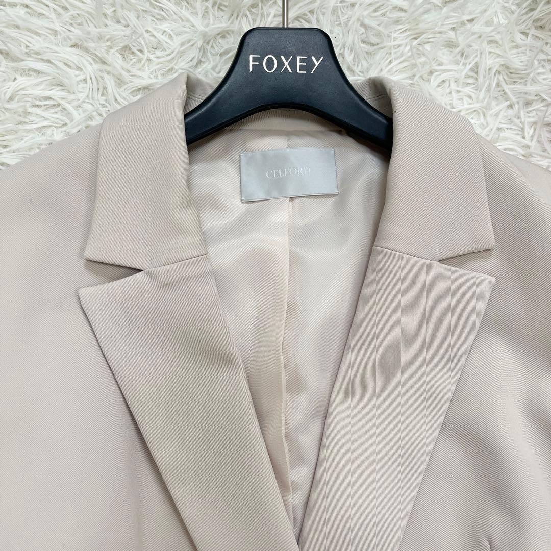 CELFORD 袖スリットテーラードジャケット 金ボタン 2way