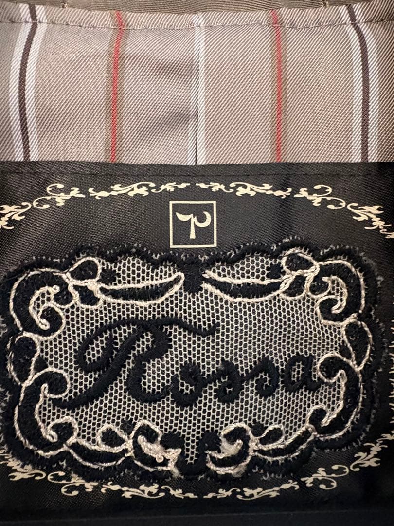 Rossa グレー レース装飾 ベスト サイズ　44