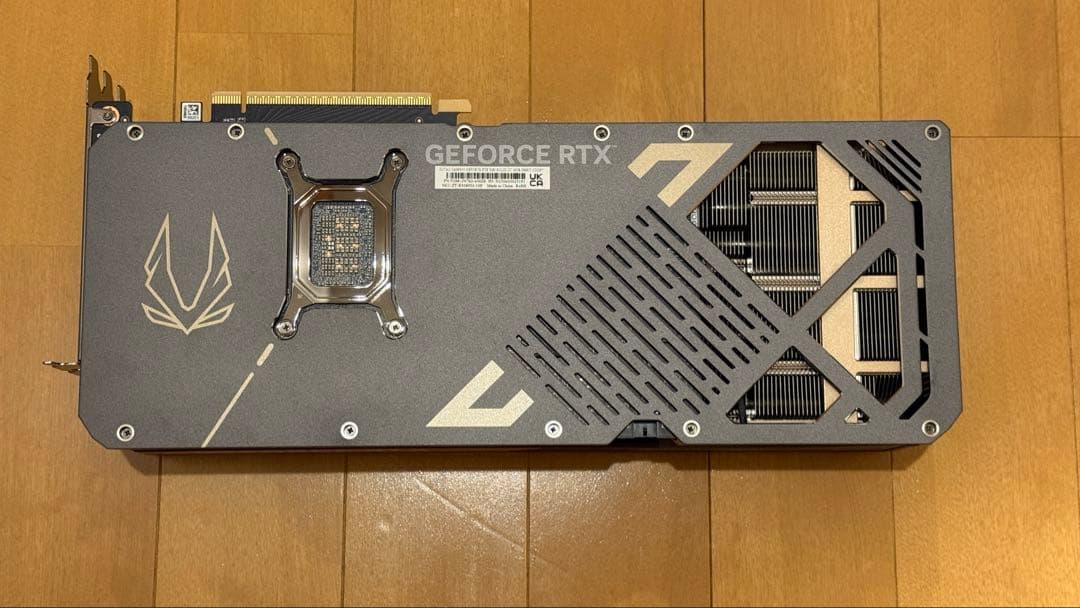 ZOTAC GeForce RTX5080 2月23日購入