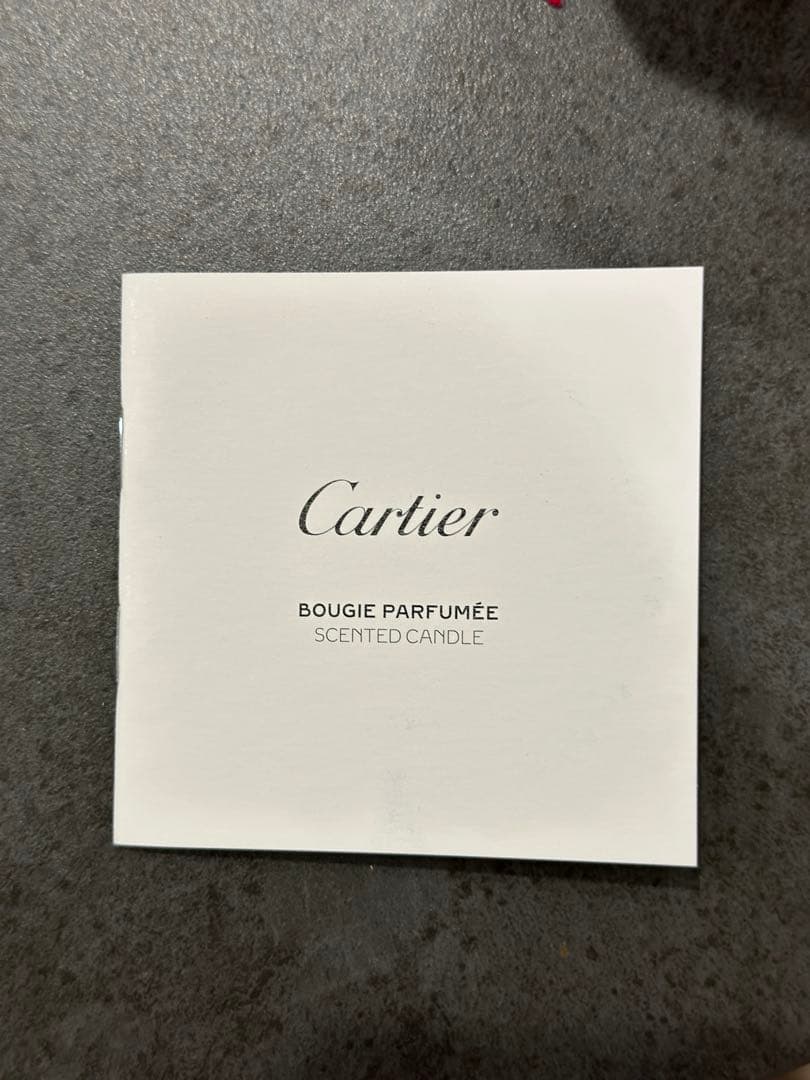 【未使用品】Cartier カルティエ アロマキャンドル 非売品