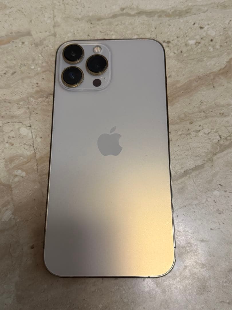 iPhone 13 Pro Max 1TB ゴールド 本体のみ　ひび割れ