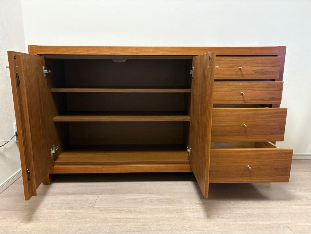 【お値下げしました】広松木工　ベロイデア チェスト＆ドア　ウォールナット材