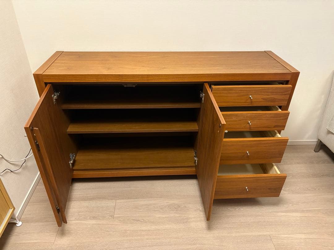 【お値下げしました】広松木工　ベロイデア チェスト＆ドア　ウォールナット材