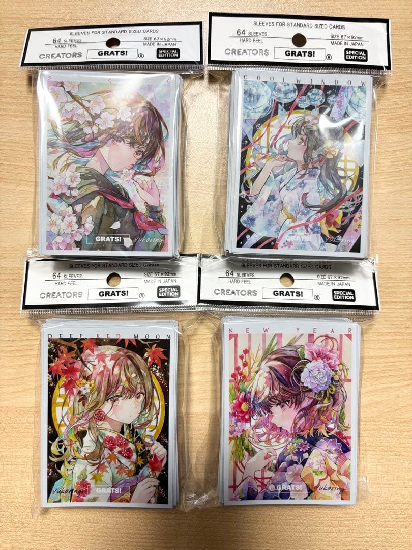 GRATS グラッツ スリーブ クリエイターズ ゆこりん 4種