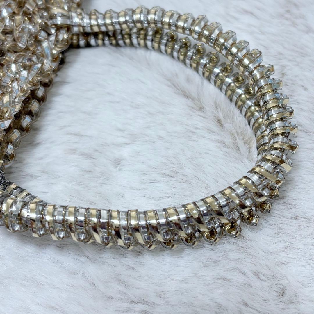 美品　アンテプリマ ワイヤーバッグ ミニアトゥーラ　ゴールド