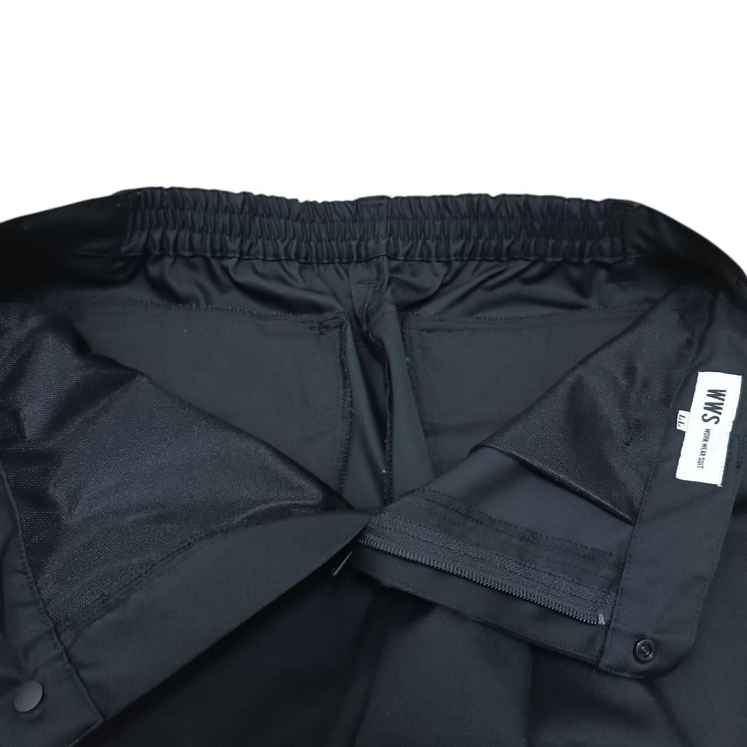 WWS ワークウェアスーツ セットアップ ストレッチ XL 上下 黒 撥水