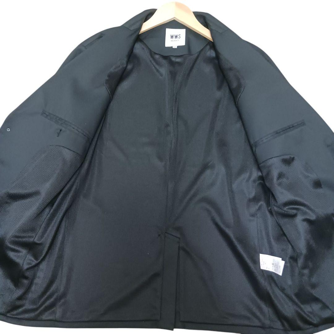 WWS ワークウェアスーツ セットアップ ストレッチ XL 上下 黒 撥水