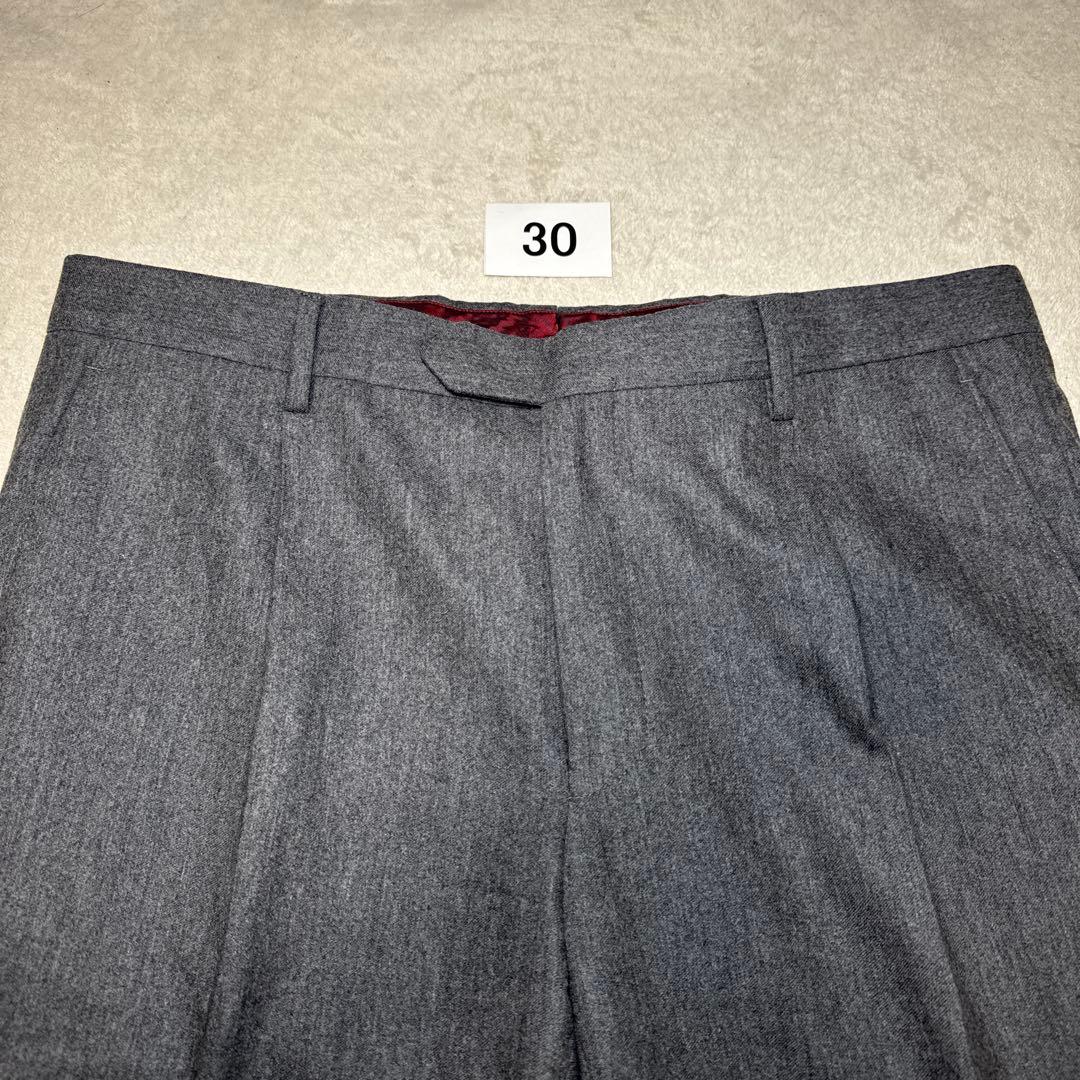 30 秋冬　未使用　ジェルマーノ　germano スラックス　50 XL グレー