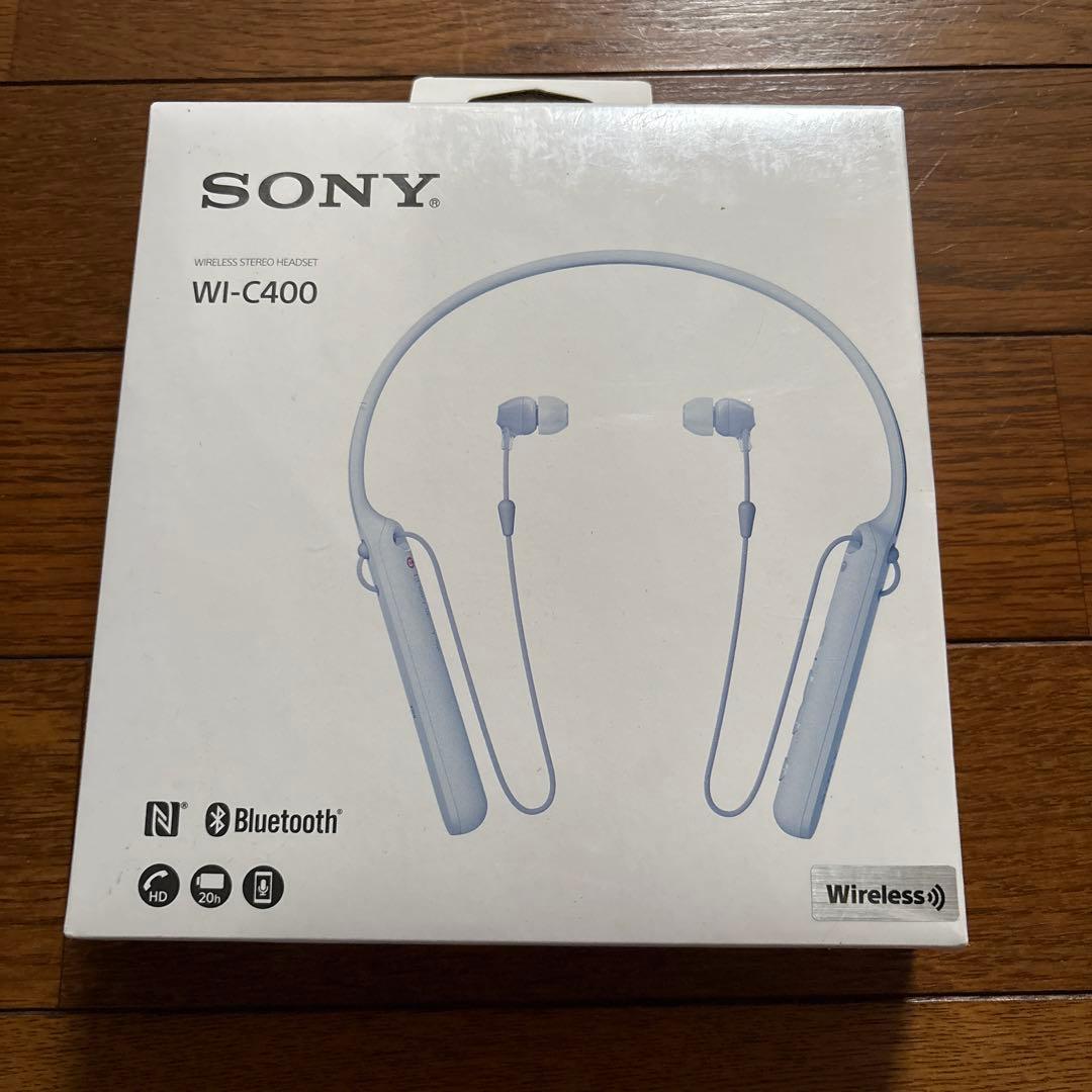 SONY WI-C400 ワイヤレスヘッドホン ホワイト