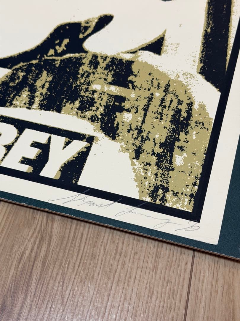 OBEY シルクスクリーン　シェパードフェアリー　GIANT OBEY ポスター