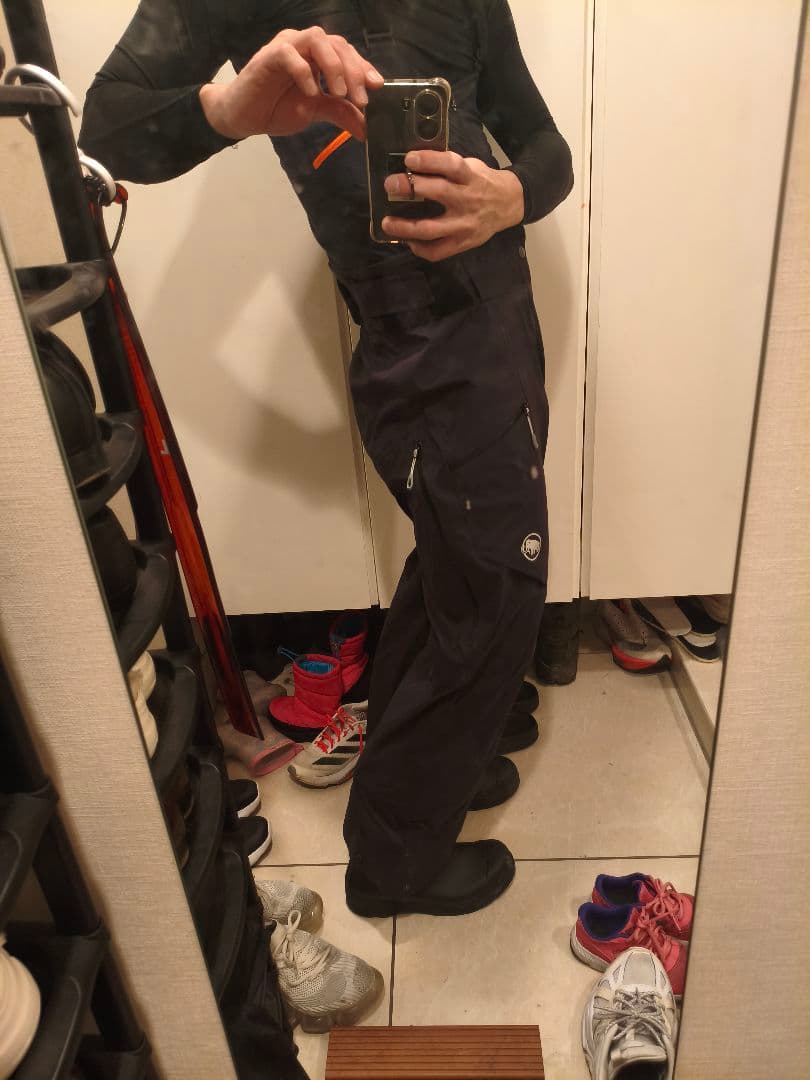 マムート メンズ ハルディグラット ビブ パンツ サイズ46SH (S SH)